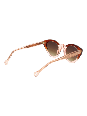 Hally & Son Damen Sonnenbrillen Katzenauge Rose