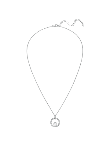 Rafaela Donata Kette aus Sterling Silber mit Zirkonia Muschelkernperle in silber