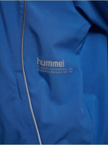 Hummel Trainingsjacke "Pulse Woven W Half Zip" in Blau
