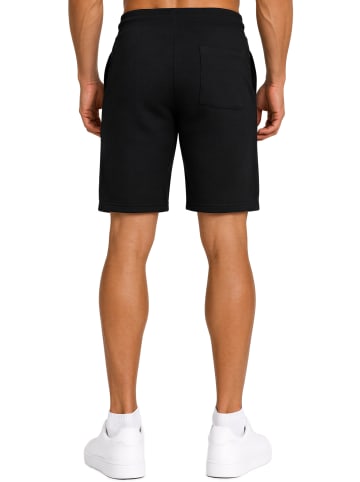 Reichstadt Herren Regular Fit Shorts Marken-Stick in Black