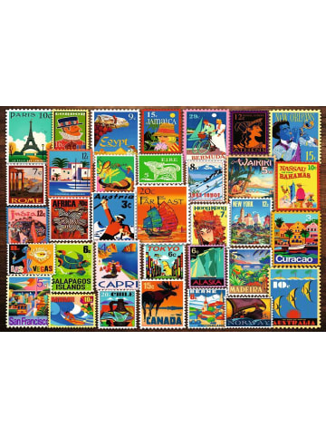 Ravensburger Puzzle 200 Teile Erwachsenenpuzzle 200 Teile - Briefmarken 9-99 Jahre in bunt