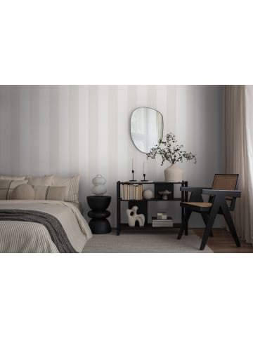 A.S. Création Tapete Coastal Stripes in Dünenweiß