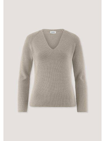 Hessnatur Strickpullover in taupe
