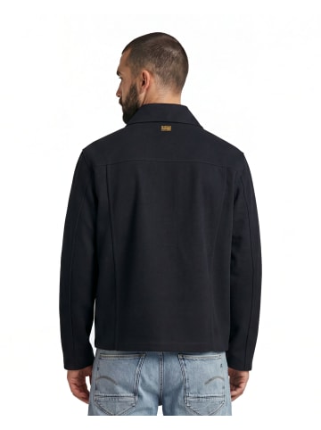 G-Star Raw Flannel Chore Jacke dk legion blue