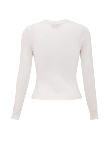 aleva Damen Strickpullover in Weiss