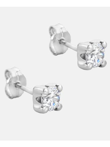 Vanlere Ohrringe aus 375 Weißgold mit Zirkonia