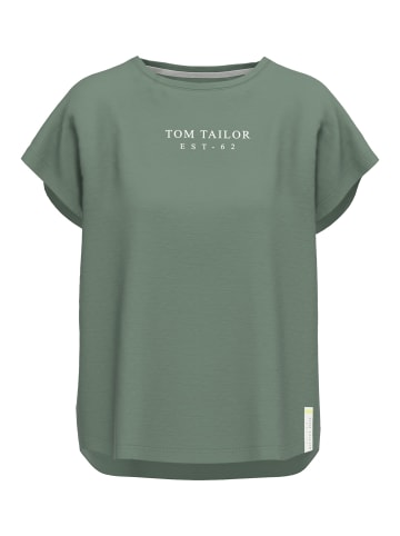 Tom Tailor Shirt Kenmare in grün-mittel-uni