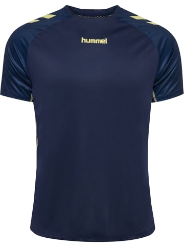 Hummel T-Shirt Hmlblaze Herren in MARINE/SHADOW LIME