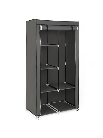 SONGMICS Kleiderschrank Rylan in Grau - (B)45 x (H)168 x (T)88 cm