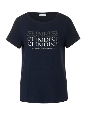 Street One T-Shirt in deep blue