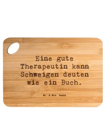 Mr. & Mrs. Panda Brett Spruch Therapeutin Weisheit mit Spruch in Braun