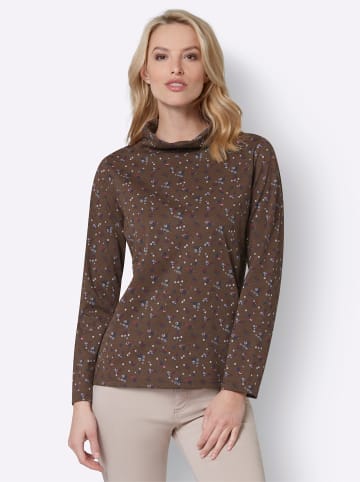 WITT WEIDEN Shirt in schoko-bedruckt