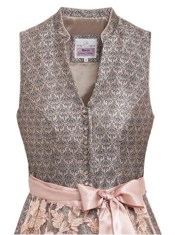 MarJo Dirndl KIM in anthrazit-rosa