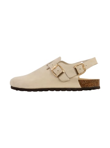 Divine Factory Lederpantoletten Noga Boreal BS Edge Beige