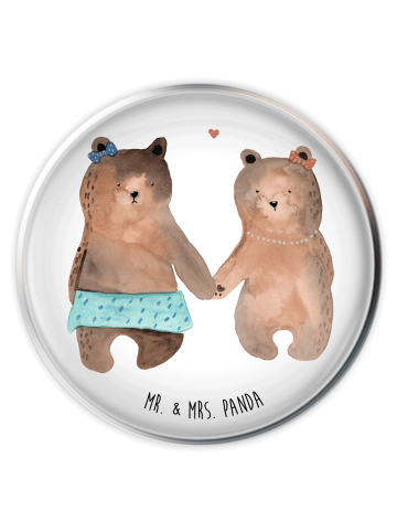 Mr. & Mrs. Panda Ablaufgarnitur Bär Freundin ohne Spruch in Weiß