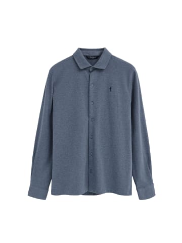Polo Club Poloshirt MAN RIGBY GO LS BUTTONED POLO LONG SLEEVE REGULAR FIT in Denim