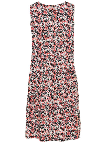 Camel Active Sommerkleid im Allover-Print in Rot-Schwarz