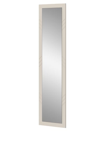 Inn.Furn Garderobenspiegel Sand matt 45 x 180 cm, Wandspiegel mit Rahmen