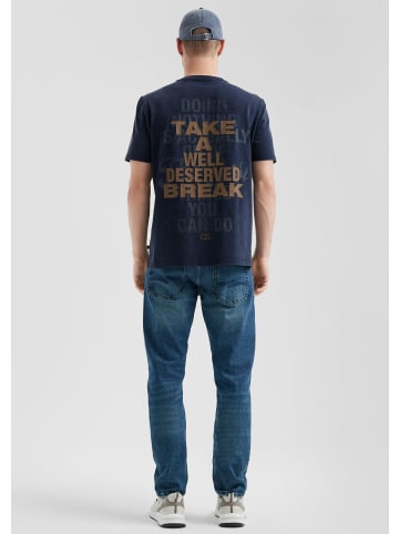 QS T-Shirt in 58D0_tiefblau