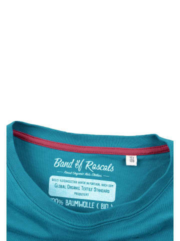 Band of Rascals T-Shirt " Out At Night " in petrol