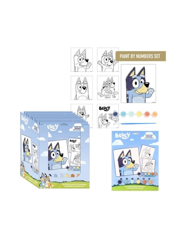 Bluey Malset nach Zahlen Kinder Bastelset Kreativset malen