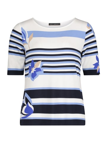 Betty Barclay Basic Shirt mit Ringel in Blau/Weiß