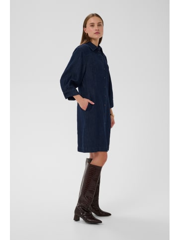Soaked in Luxury Kleid SLChaman Feminine Form in Dark Blue Denim