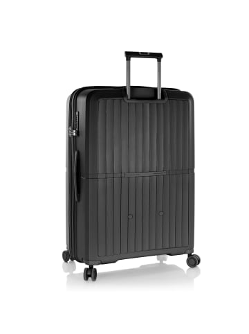 Heys AirLite 4 Rollen Trolley L 76 cm mit Dehnfalte in black