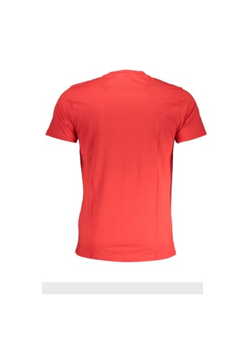 cavalli CLASS Rotes Baumwoll-T-Shirt