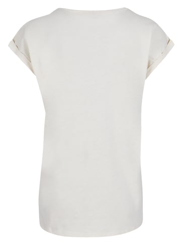 F4NT4STIC Extended Shoulder T-Shirt Tis The Season Tree Cocoa in Whitesand