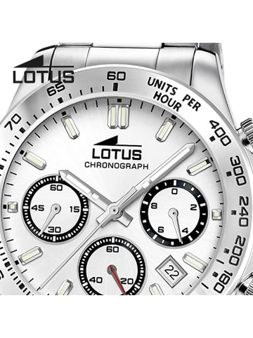 Lotus Chronograph-Armbanduhr Lotus Classic silber groß (ca. 43,5mm)