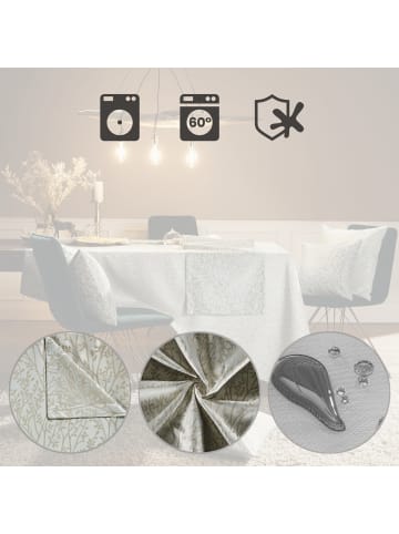 Erwin Müller Jacquard Tischdecke Malaga in creme