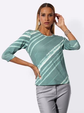 creation L Shirt in jade-salbei-bedruckt