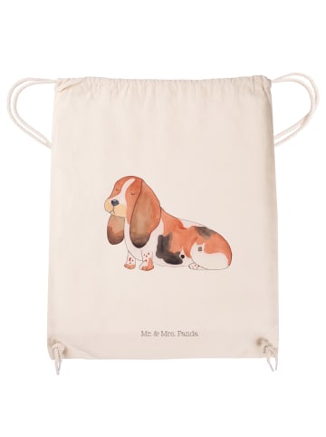 Mr. & Mrs. Panda Beutel Hund Basset Hound ohne Spruch in Creme