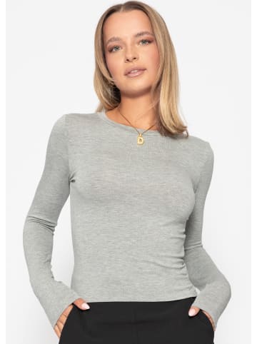 SASSYCLASSY Langarmshirt in Grau