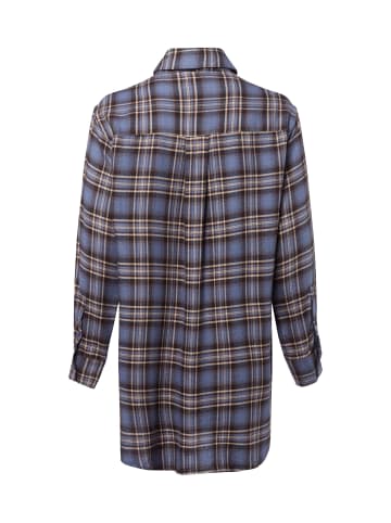 Marie Lund Nachthemd in blau braun - 0001