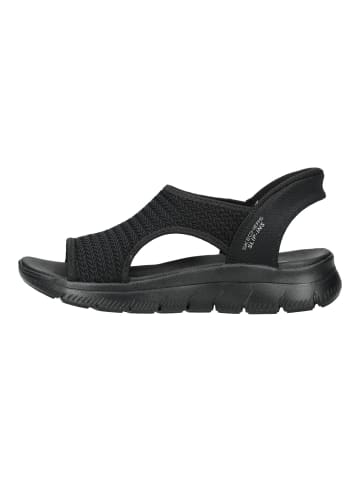 Skechers Sandalen in Schwarz/Schwarz