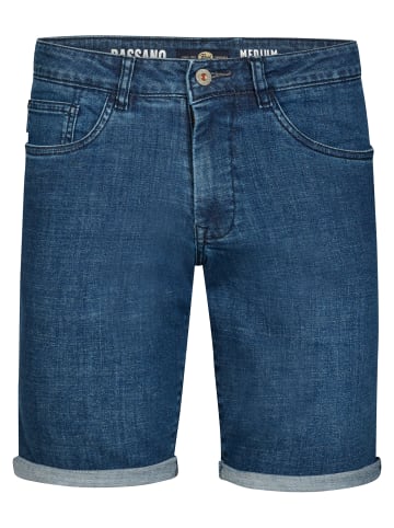 Petrol Industries Bassano Regular Jeansshorts Shockwave in Blau
