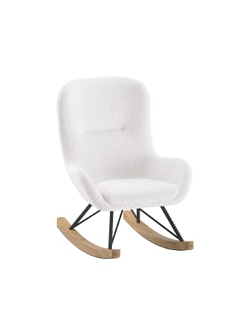 58 aufm Kessel KINDER Schaukelstuhl Katlina 55x65x69 Creme/Schwarz/Natur