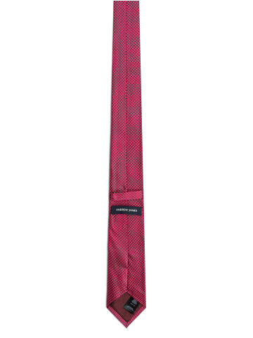 Andrew James Seidenkrawatte in fuchsia - 0002