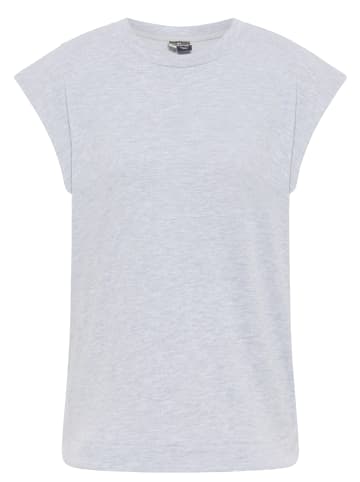 DreiMaster Maritim Damen Ärmelloses Sweatshirt in Hellgrau Melange