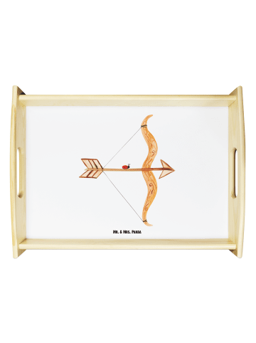 Mr. & Mrs. Panda Tablett Sternzeichen Schütze ohne Spruch in Weiß