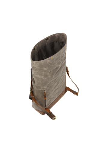 DreiMaster Vintage Men Backpack in Grey