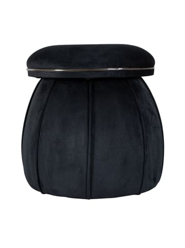 Kayoom Hocker Corin in schwarz - graphit