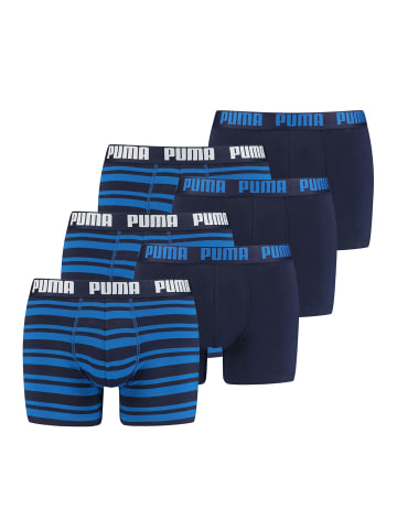 Puma Boxershorts HERITAGE STRIPE BOXER 6er Pack in 056 - blue