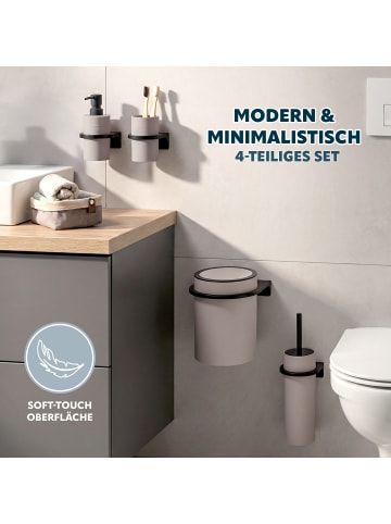 bremermann Bad-Accessoires Set SAVONA 4tlg. rund