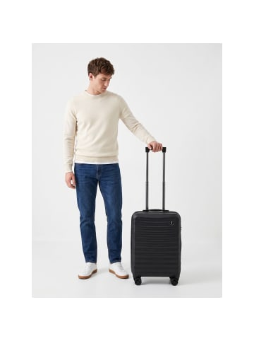 BRIC`s Nausicaa 4 Rollen Kabinentrolley 55 cm mit Dehnfalte black