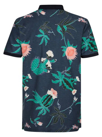 Petrol Industries Piqué-Poloshirt Nitro in Blau