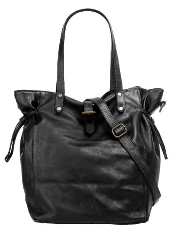 Forty degrees Shopper in schwarz