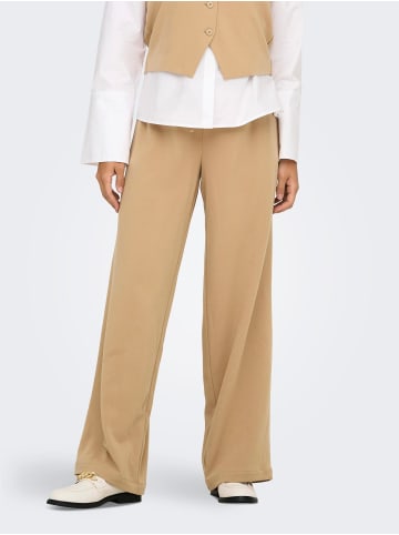 ONLY Hose mit weitem Beinschnitt in Tannin